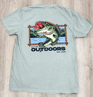 Bass Fishing Outdoors Tee